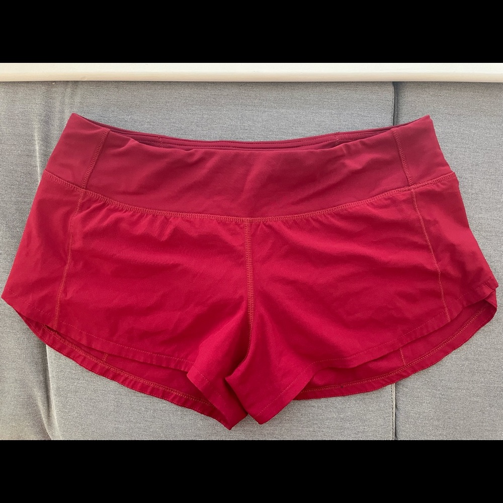 Size 6 Lululemon Speed Up Shorts